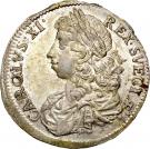 2 Mark - Karl XI (Arab number; bigger bust)