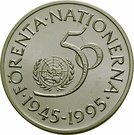 5 Kronor - Carl XVI Gustaf (United Nations)