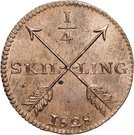 ¼ Skilling - Carl XIV Johan