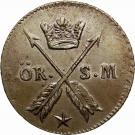 1 Öre Silvermynt - Karl XII
