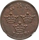 1 Öre Kopparmynt - Gustav III
