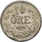 10 Öre - Oscar II