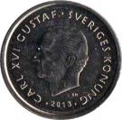 1 Krona - Carl XVI Gustaf (40 years of Reign)