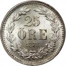 25 Öre - Oscar II