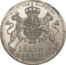 1 Riksdaler Specie / 4 Riksdaler Riksmynt - Oscar I (long goatee)