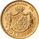 20 Kronor - Oscar II