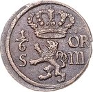 ⅙ Öre Silvermynt - Karl XII (Type I)
