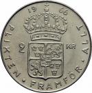 2 Kronor - Gustaf VI Adolf