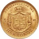 10 Kronor - Oscar II