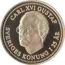 1000 Kronor - Carl XIV Gustaf (Silver Jubilee)