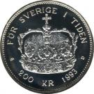 200 Kronor - Carl XVI Gustaf (20 years of Reign)