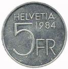 5 Francs (Auguste Piccard)