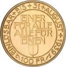 100 Francs Token (Shooting Festival)