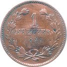 1 Kreuzer (Counterstamped)