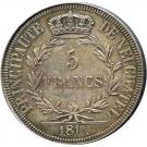 5 Francs - Alexandre Berthier (Pattern)