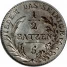 ½ Batzen / 5 Rappen
