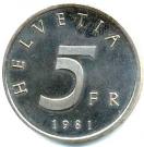 5 Francs (Stans Convention)