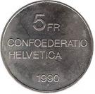 5 Francs (Gottfried Keller)
