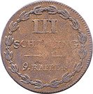 3 Schilling / 9 Rappen