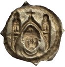 1 Vierzipfliger Pfennig - Bischof Berthold von Pfirt