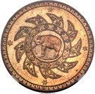 ½ Baht - Rama IV (Pattern)