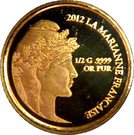 1500 Francs CFA (French Marianne)