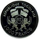 1000 Francs CFA (Adler von Lübeck)