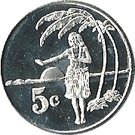 5 Cents - Elizabeth II (4th portrait; Set Issue)
