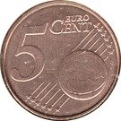 5 Euro Cent - Albert II (1st type, 1st portrait)