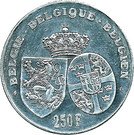 250 Francs - Albert II (Queen Astrid)