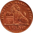 1 Centime - Albert I (Dutch text)