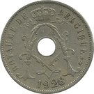 25 Centimes - Albert I (French text)