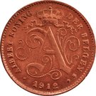1 Centime - Albert I (Dutch text)