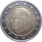 2 Euro - Albert II (2nd map, 1st type, 1st portrait)