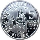 5 Euro - Albert II (Smurfs; colourized)