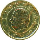 10 Euro Cent - Albert II (1st map, 1st type, 1st portrait)