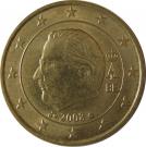 50 Euro Cent - Albert II (2nd map, 2nd type, 2nd portrait)