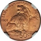 50 Centimes - Léopold II (Pattern Strike)
