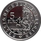 5 Euro - Albert II (Spirou; colorized)