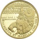 5000 Francs - Albert II (Brussels / Albert & Isabella)