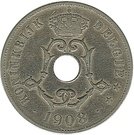 25 Centimes - Léopold II (Dutch text)