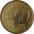 50 Euro Cent - Albert II (2nd map, 2nd type, 2nd portrait)