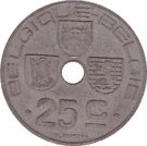 25 Centimes - Léopold III (BELGIQUE-BELGIE)