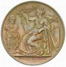 5 Centimes - Leopold I (25th anniversary of the inauguration; Dutch)