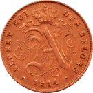 1 Centime - Albert I (French text)