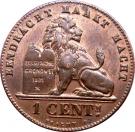 1 Centime - Léopold II (Dutch text)
