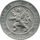 5 Centimes - Léopold II (French text)