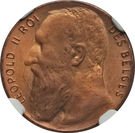 50 Centimes - Léopold II (Pattern Strike)