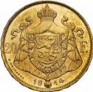 20 Francs - Albert I (French text)