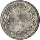 5 Francs - Léopold I